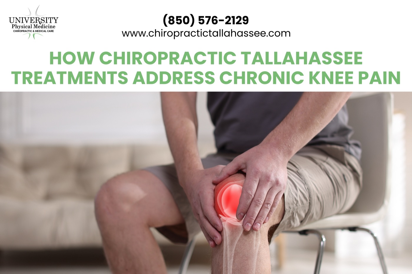 How Chiropractic Tallahassee Treatments Address Chronic Knee Pain